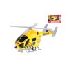 Helikoptéra ambulance 20 cm na setrvačník na baterie se světlem a zvukem v krabičce