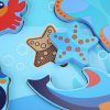 Mořští živočichové - dřevěné vkládací puzzle 6 dílů