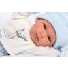 New Born chlapeček - realistická panenka miminko s celovinylovým tělem - 35 cm