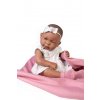 Mulata - realistická panenka miminko s celovinylovým tělem - 42 cm