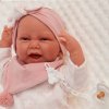 Carla - realistická panenka miminko s měkkým látkovým tělem - 40 cm
