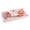 New born holčička - realistická panenka miminko s celovinylovým tělem - 35 cm