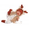 New born - realistická panenka miminko se zvuky a měkkým látkovým tělem - 42 cm