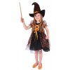 Dětský kostým čarodějnice/Halloween hvězdička (M)