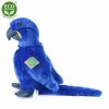 Plyšový papoušek modrý Ara Hyacintový stojící 23 cm