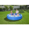 Dětský nafukovací bazén 183x33 cm modrý