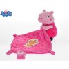 PEPPA PIG Peppina na spaní 11 cm plyšový růžový