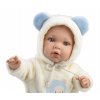 Baby Enzo - realistická panenka miminko s měkkým látkovým tělem - 42 cm