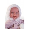 Clara - realistická panenka miminko se speciální pohybovou funkcí a měkkým látkovým tělem - 34 cm