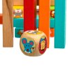 „Hádej, kdo“ - dětská dřevěná hra Jenga