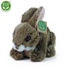 Plyšový králík hnědý ležící 17 cm