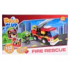 BuildMeUP stavebnice - Fire rescue 132 ks v krabičce