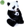 Plyšová panda s mládětem 27 cm