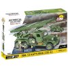 World War II WW BM-13 Kaťuša ZIS-6, 1:35, 440 kostek, 2 figurky