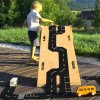 Autobusové zastávky - flexibilní silnice - 2 silikonové puzzle díly