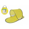 Stan plážový s UV filtrem samorozkládací polyester/kov ovál žlutý v látkové tašce