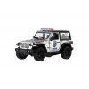 Auto Kinsmart Jeep Wrangler Policie 2018 kov/plast 12 cm na zpětné natažení