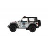 Auto Kinsmart Jeep Wrangler Policie 2018 kov/plast 12 cm na zpětné natažení