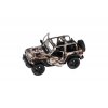 Auto Kinsmart Jeep Wrangler Camo Edition kov/plast 13 cm