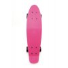 Skateboard - pennyboard 60 cm nosnost 90 kg, kovové osy, růžová barva, černá kola