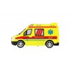 Auto RC ambulance plast 20 cm na dálkové ovládání 27MHz na baterie se světlem v krabici 28x13x11 cm