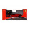 Auto RC Ferrari červené plast 32 cm 2,4GHz na dálkové ovládání na baterie v krabici 43x19x23 cm