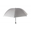 Deštník hvězdná obloha skládací 25 cm látka/kov pro dospělé stříbrný v sáčku