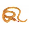 Had plyšový 200 cm oranžovo-žlutý