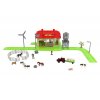 Sada domácí farma se zvířaty a traktorem plast s doplňky v krabici