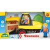 Auto Truckies bagr plast 25 cm s figurkou v krabici