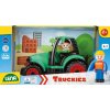 Auto Truckies traktor plast 17 cm s figurkou v krabici