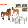 Zoolandia kůň s hříbětem 4,5-15 cm a doplňky