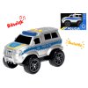 Auto policie polský design 18 cm na setrvačník na baterie se světlem a zvukem v krabičce