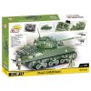 World War II M4A3 Sherman, 1:28, 852 kostek, 2 figurky