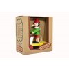 Pinocchio s xylofonem tahací dřevo 20 cm v krabičce