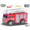 Auto hasiči CZ design 14 cm volný chod se světlem a zvukem v krabičce