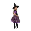 Dětský kostým čarodějnice fialovo-černá (S)