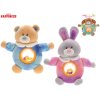 Baby Happiness zířátko plyšové 17 cm v oblečku s chrastítkem