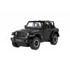 Auto RC Jeep Wrangler Rubicon Rastar černý plast 29 cm 2,4GHz na dálk. ovl. na bat. v krab. 44x19cm