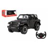 Auto RC Jeep Wrangler Rubicon Rastar černý plast 29 cm 2,4GHz na dálk. ovl. na bat. v krab. 44x19cm