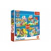 Puzzle 4v1 Štěňata v běhu TLAPKOVÁ PATROLA/PAW PATROL 28,5x20,5 cm