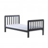 Dětská postel se zábranou Nidum 140x70 cm grafit