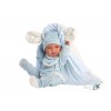 New Born chlapeček - realistická panenka miminko s celovinylovým tělem - 40 cm
