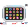 Tablet vzdělávací 19x13 cm na baterie česky a anglicky mluvící se světlem