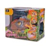 Dinoworld dinosaurus hlava 17 cm na baterie chrlící páru se světlem a zvukem v krabičce