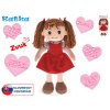 Panenka Katka měkké tělo 39 cm na baterie slovensky mluvící brunetka