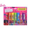 Barbie - sada balzámů na rty 7 ks na kartě