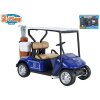 2-Play Traffic golfový vozík 10 cm kov zpětný chod s golfovými holemi v krabičce