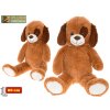 Plush Friends pes plyšový 80 cm tmavě hnědý