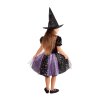 Kostým čarodějnice černo-fialová M - 6-8